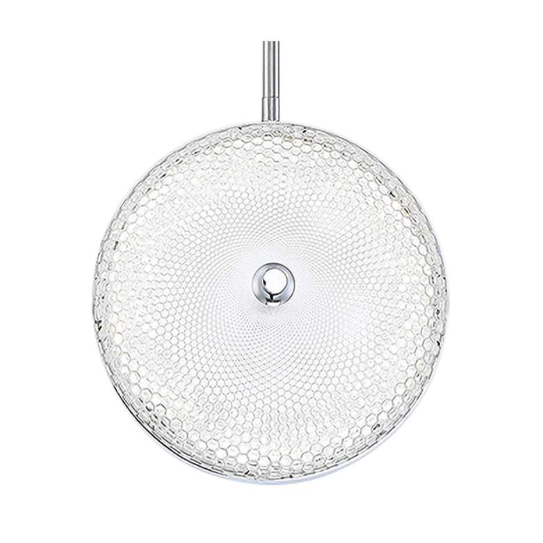 Image 3 Caledonia 10"W Clear Honeycomb Glass LED Mini Pendant Light more views