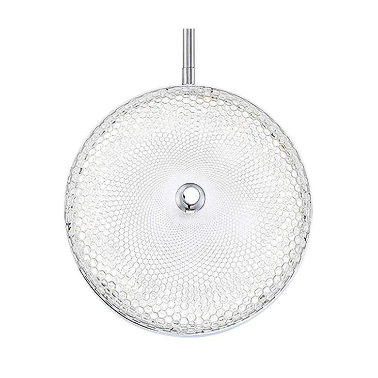 Image 3 Caledonia 10 inchW Clear Honeycomb Glass LED Mini Pendant Light more views