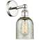 Caledonia 11.5"High Polished Nickel Sconce With Mica Shade