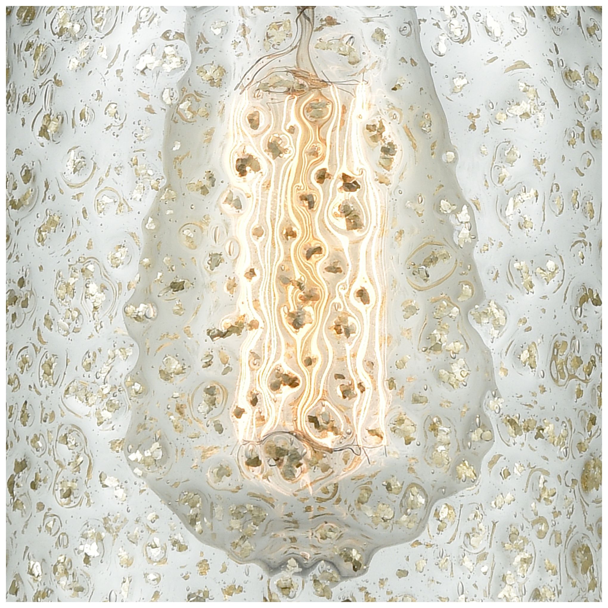 Image 4 Caledonia 11 1/4" High Black Mica Glass 2-Light Wall Sconce more views