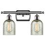 Caledonia 16" 2-Light Polished Chrome Bath Light w/ Mica Shade