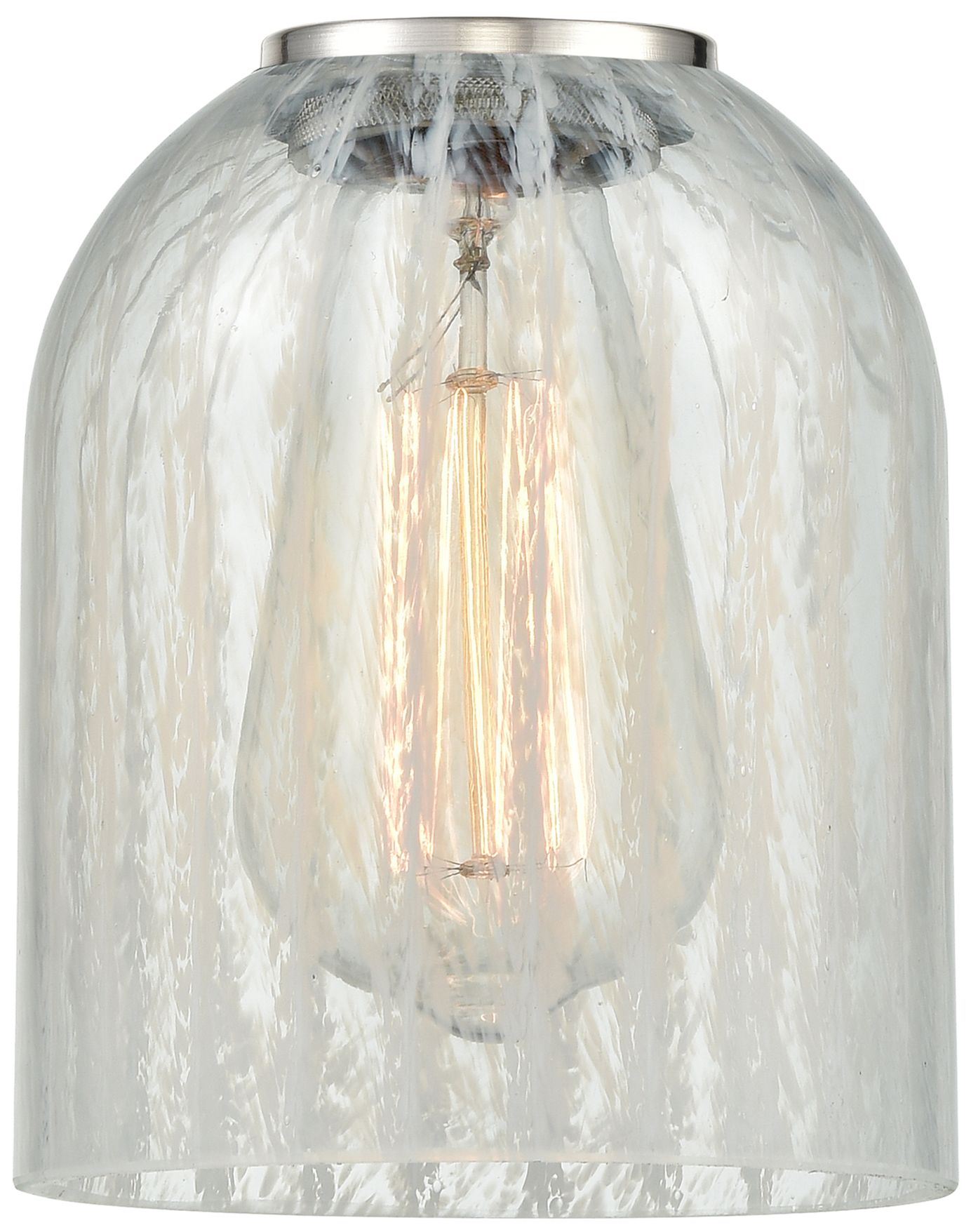 Image 4 Caledonia 16"W 2 Light Antique Brass Bath Vanity Light w/ Mouchette Sh more views