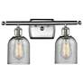 Caledonia 2 Light 16" LED Bath Light - Brushed Satin Nickel - Charcoal