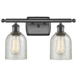 Caledonia 2 Light 16" LED Bath Light - Oil Rubbed Bronze - Mica Shade