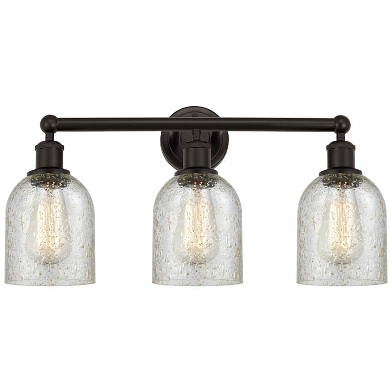 Image 1 Caledonia 23" 3-Light Oil Rubbed Bronze Bath Light w/ Mica Shade