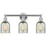 Caledonia 23" Wide 3 Light Polished Chrome Bath Vanity Light w/ Mica S