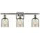 Caledonia 26" 3-Light Brushed Satin Nickel Bath Light w/ Mica Shade