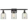 Caledonia 26" 3-Light Oil Rubbed Bronze Bath Light w/ Mica Shade