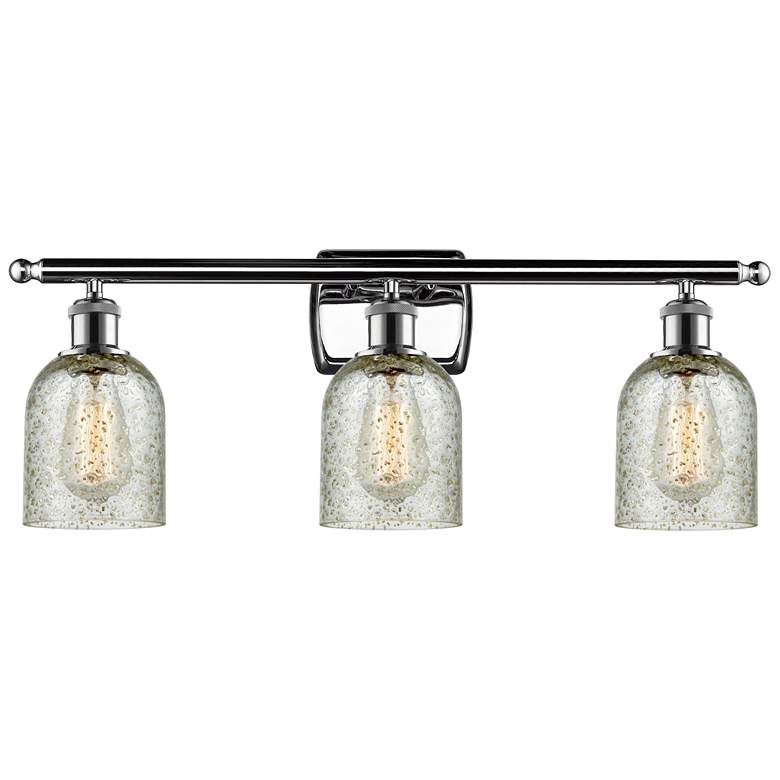 Image 1 Caledonia 26" 3-Light Polished Chrome Bath Light w/ Mica Shade