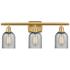 Caledonia 26" 3-Light Satin Gold Bath Light w/ Charcoal Shade