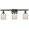 Caledonia 26" Wide 3 Light Bronze Bath Vanity Light w/ Mouchette Shade