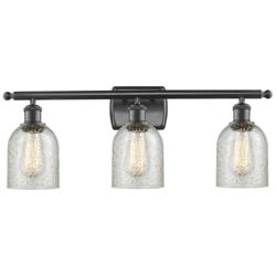 Caledonia 3 Light 26" LED Bath Light - Oil Rubbed Bronze - Mica Shade