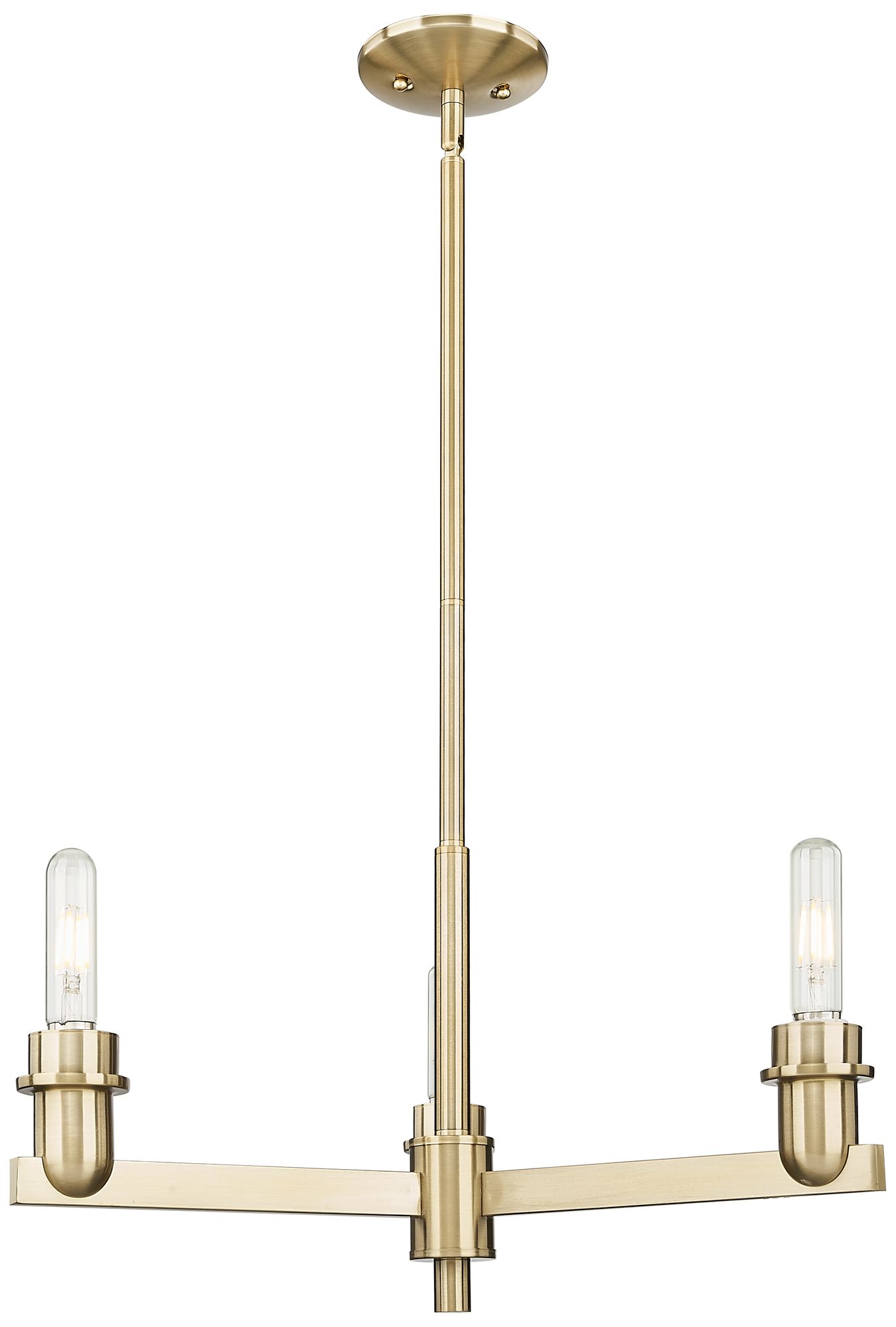 Image 2 Caledonia - 3 Light - 27 inch - Champagne Bronze - Island Light more views