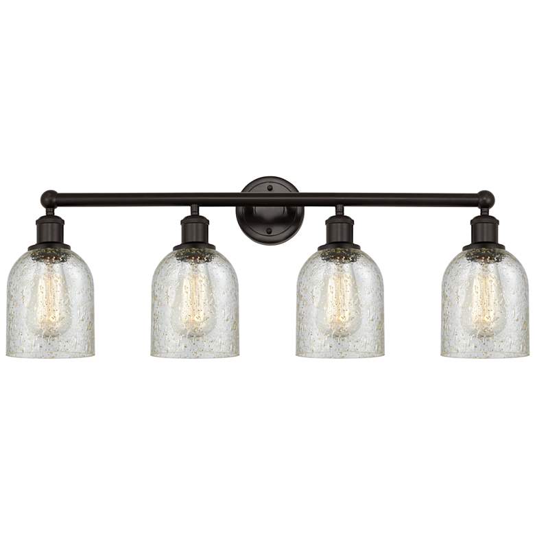 Image 1 Caledonia 32" 4-Light Oil Rubbed Bronze Bath Light w/ Mica Shade