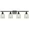 Caledonia 4 Light 36" LED Bath Light - Oil Rubbed Bronze - Mica Shade