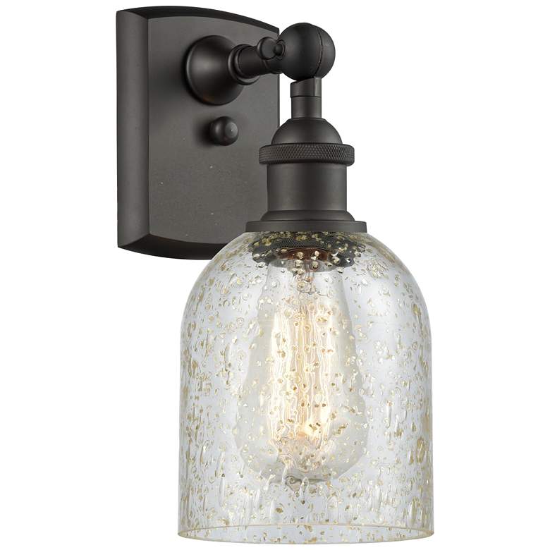 Image 1 Caledonia 5" LED Sconce - Bronze Finish - Mica Shade
