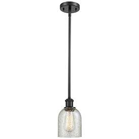 Image1 of Caledonia 5" Matte Black Mini Pendant w/ Mica Shade