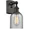 Caledonia 5" Oil Rubbed Bronze Sconce w/ Charcoal Shade