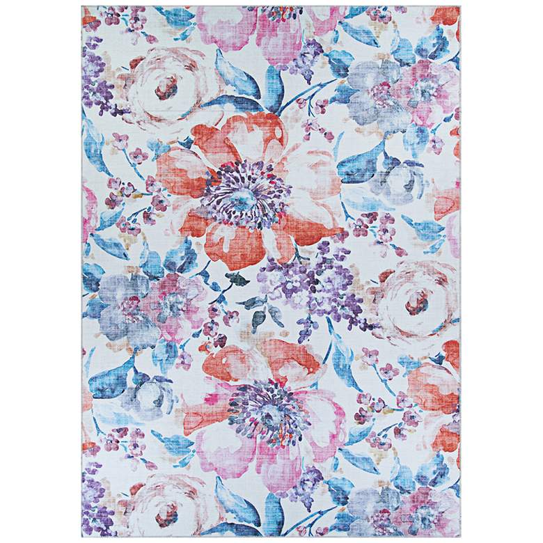 Image 2 Caledonia Arcadia Peony 5'x8' Multi-Color Indoor Area Rug