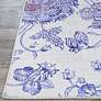 Thumbnail3 of Caledonia Kamla 2'x8' Runner Plumeria Ivory Indoor Area Rug more views