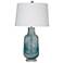 Caleeze 30" Contemporary Styled Blue Table Lamp