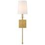 Calera 23 1/2" High Signature Brass Wall Sconce