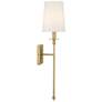 Calera 23 1/2" High Signature Brass Wall Sconce