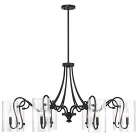 Image1 of Calgary 8-Light Chandelier in Matte Black