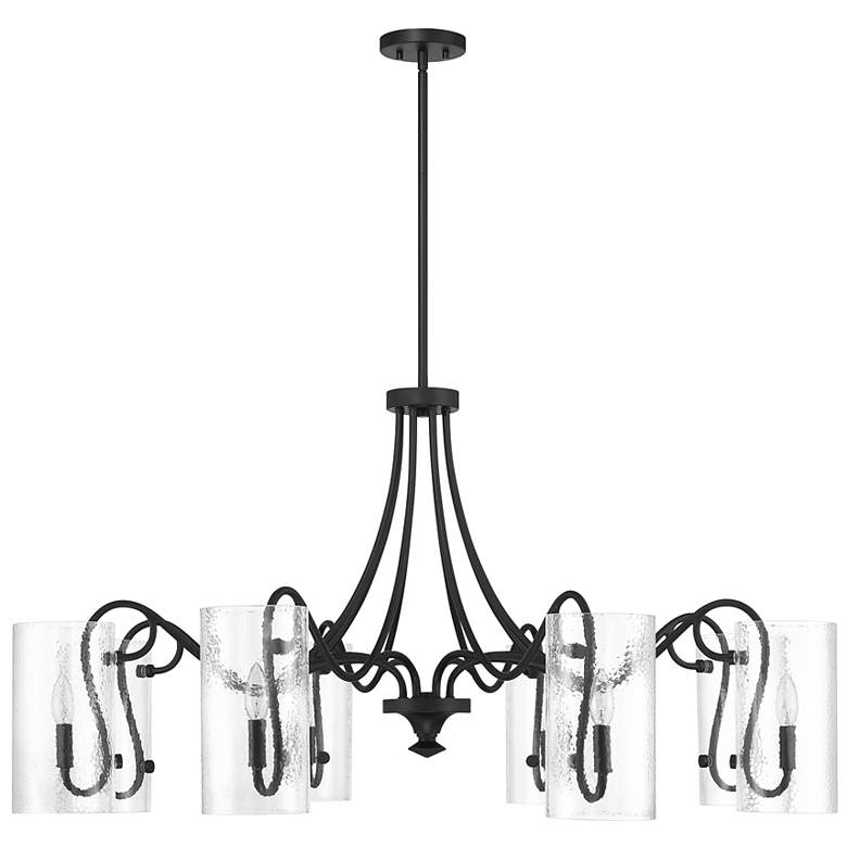 Image 2 Calgary 8-Light Chandelier in Matte Black more views