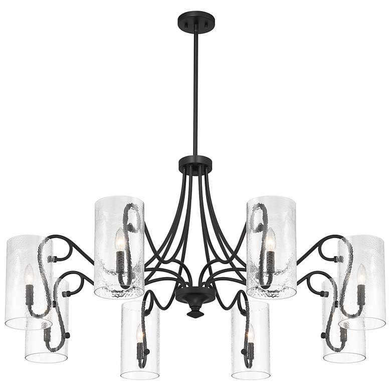 Image 4 Calgary 8-Light Chandelier in Matte Black more views