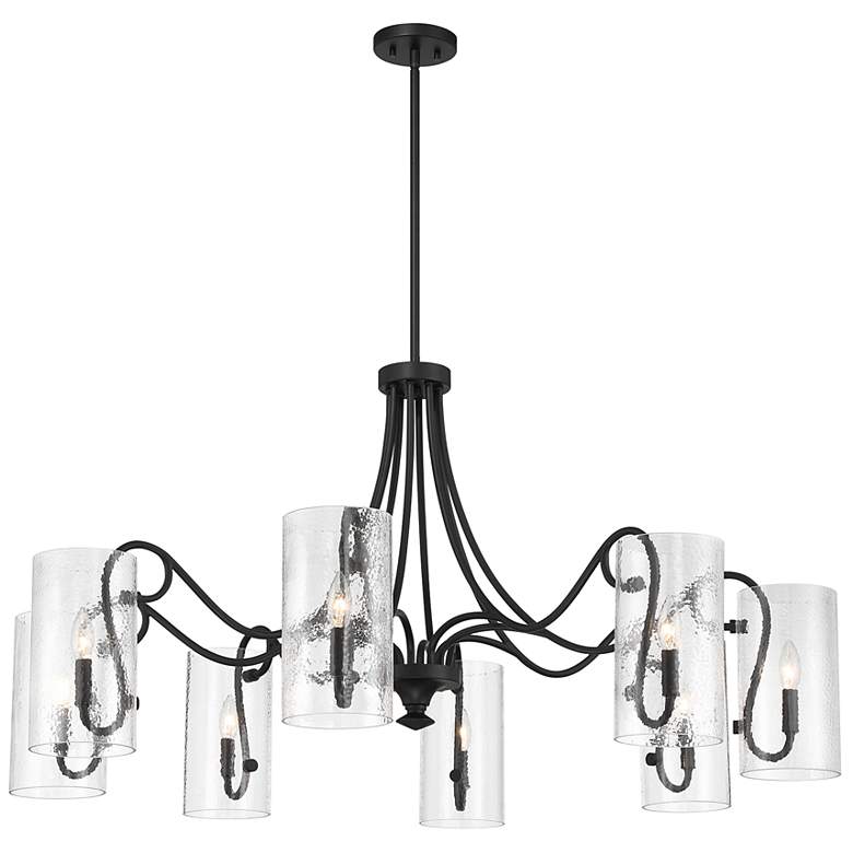 Image 5 Calgary 8-Light Chandelier in Matte Black more views