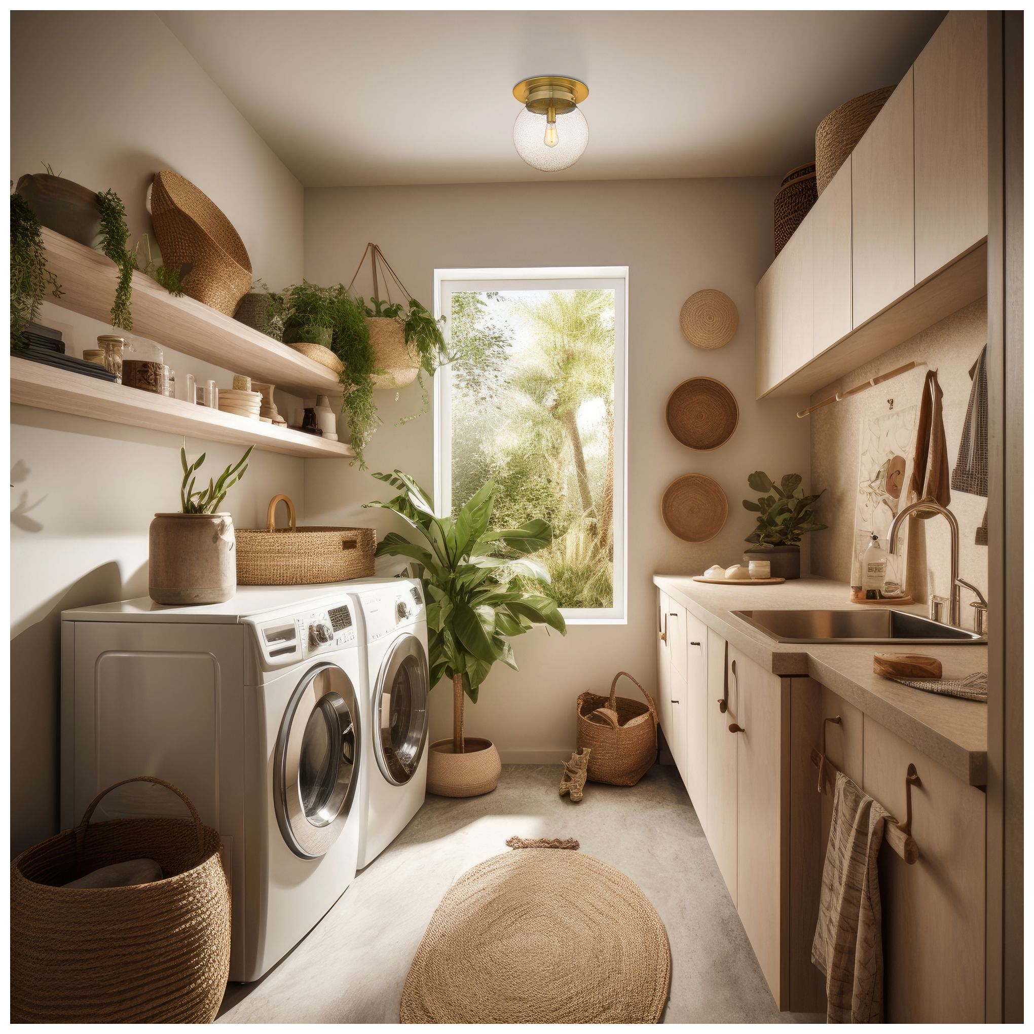 Image 3 Calhoun 1 Light Flush Mount more views