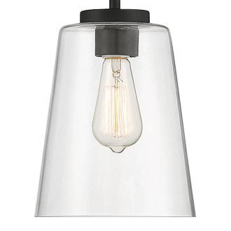 Image 2 Calhoun 1-Light Pendant in Matte Black more views
