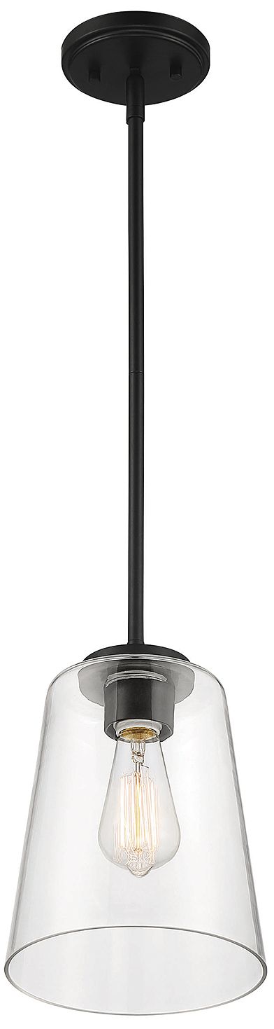 Image 4 Calhoun 1-Light Pendant in Matte Black more views