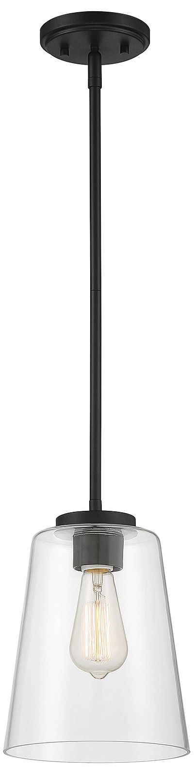 Image 5 Calhoun 1-Light Pendant in Matte Black more views