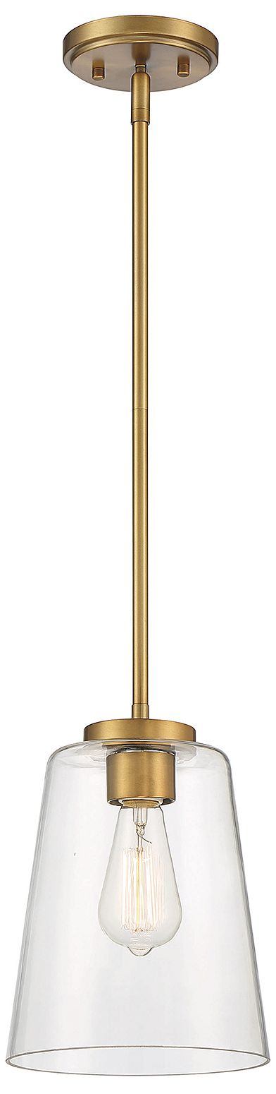 Image 5 Calhoun 1-Light Pendant in Warm Brass more views