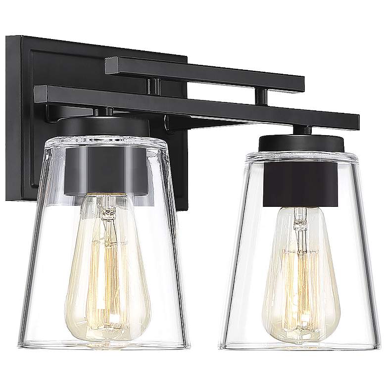 Image 4 Calhoun 2-Light Bathroom Vanity Light in Black more views