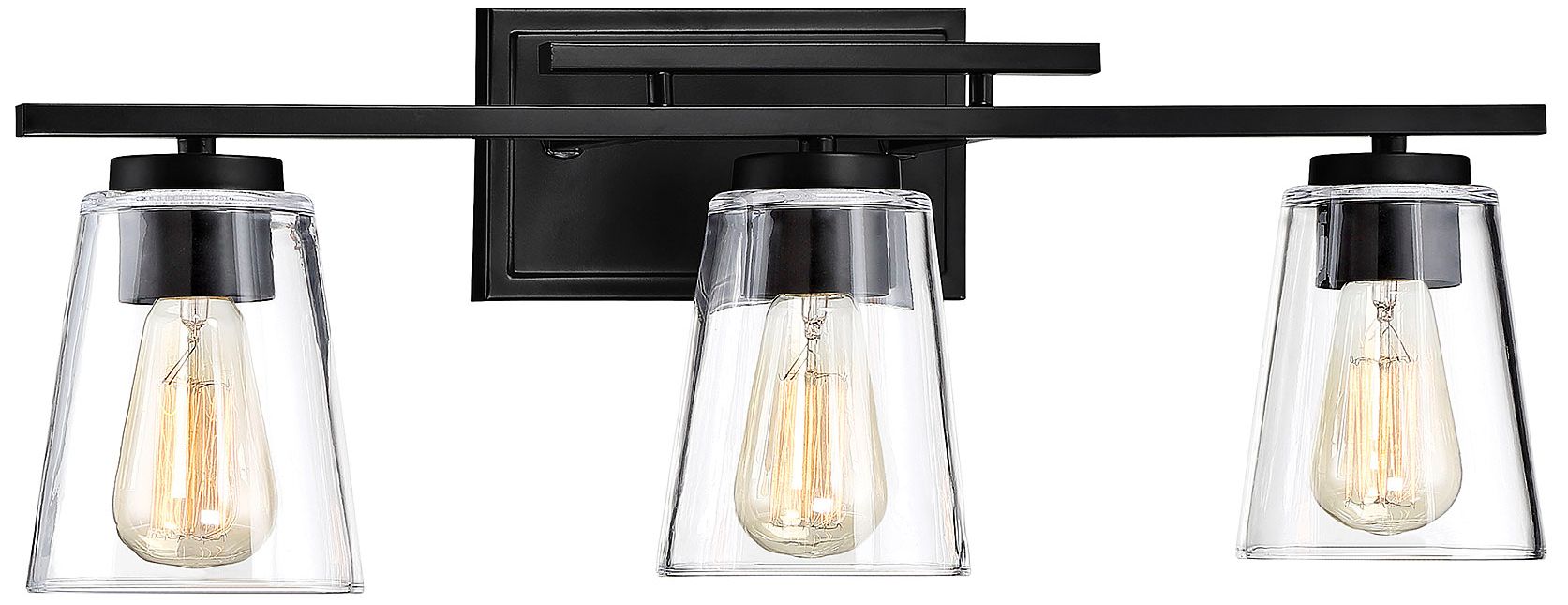 Image 6 Calhoun 3-Light Bathroom Vanity Light in Black more views