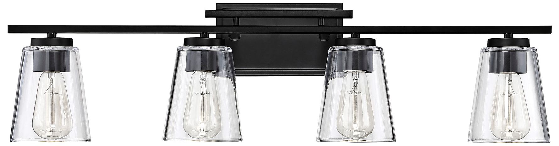 Image 3 Calhoun 4-Light Bathroom Vanity Light in Black more views