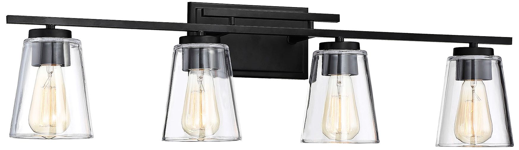 Image 4 Calhoun 4-Light Bathroom Vanity Light in Black more views