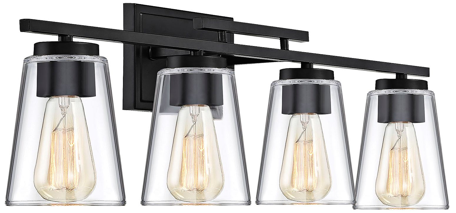 Image 5 Calhoun 4-Light Bathroom Vanity Light in Black more views