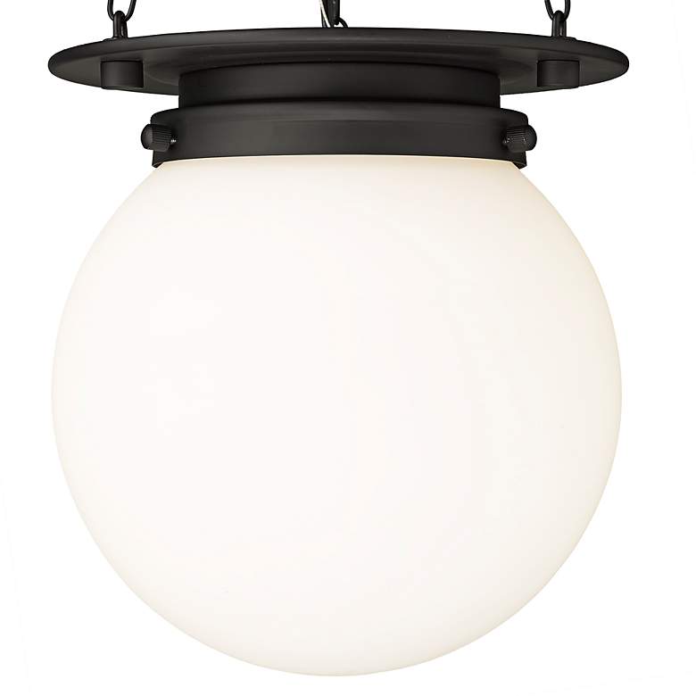 Image 4 Calhoun 9" Wide Matte Black Mini Pendant more views