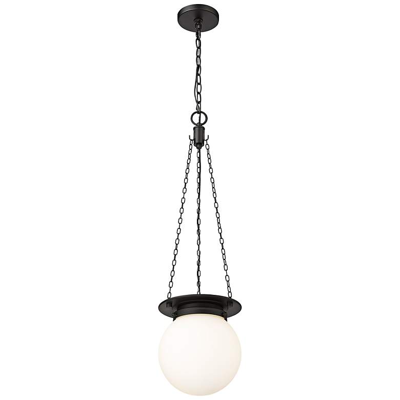 Image 5 Calhoun 9" Wide Matte Black Mini Pendant more views