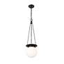 6_Calhoun 9" Wide Matte Black Mini Pendant more views
