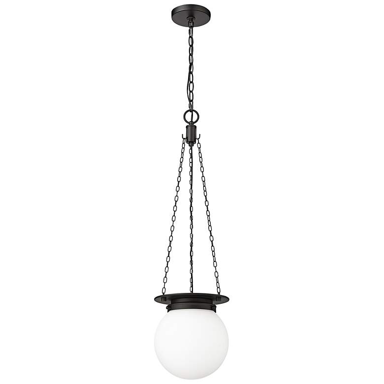 Image 7 Calhoun 9" Wide Matte Black Mini Pendant more views