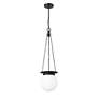 Calhoun 9" Wide Matte Black Mini Pendant
