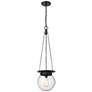 2_Calhoun 9" Wide Matte Black Mini Pendant