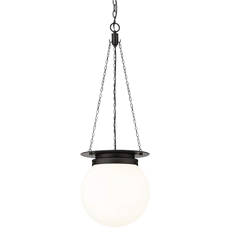 Image 1 Calhoun by Z-Lite Matte black 1 Light Pendant