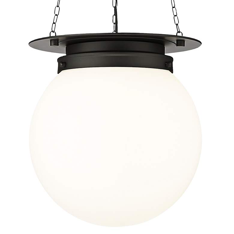 Image 2 Calhoun by Z-Lite Matte black 1 Light Pendant more views