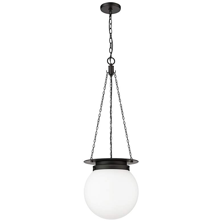 Image 3 Calhoun by Z-Lite Matte black 1 Light Pendant more views